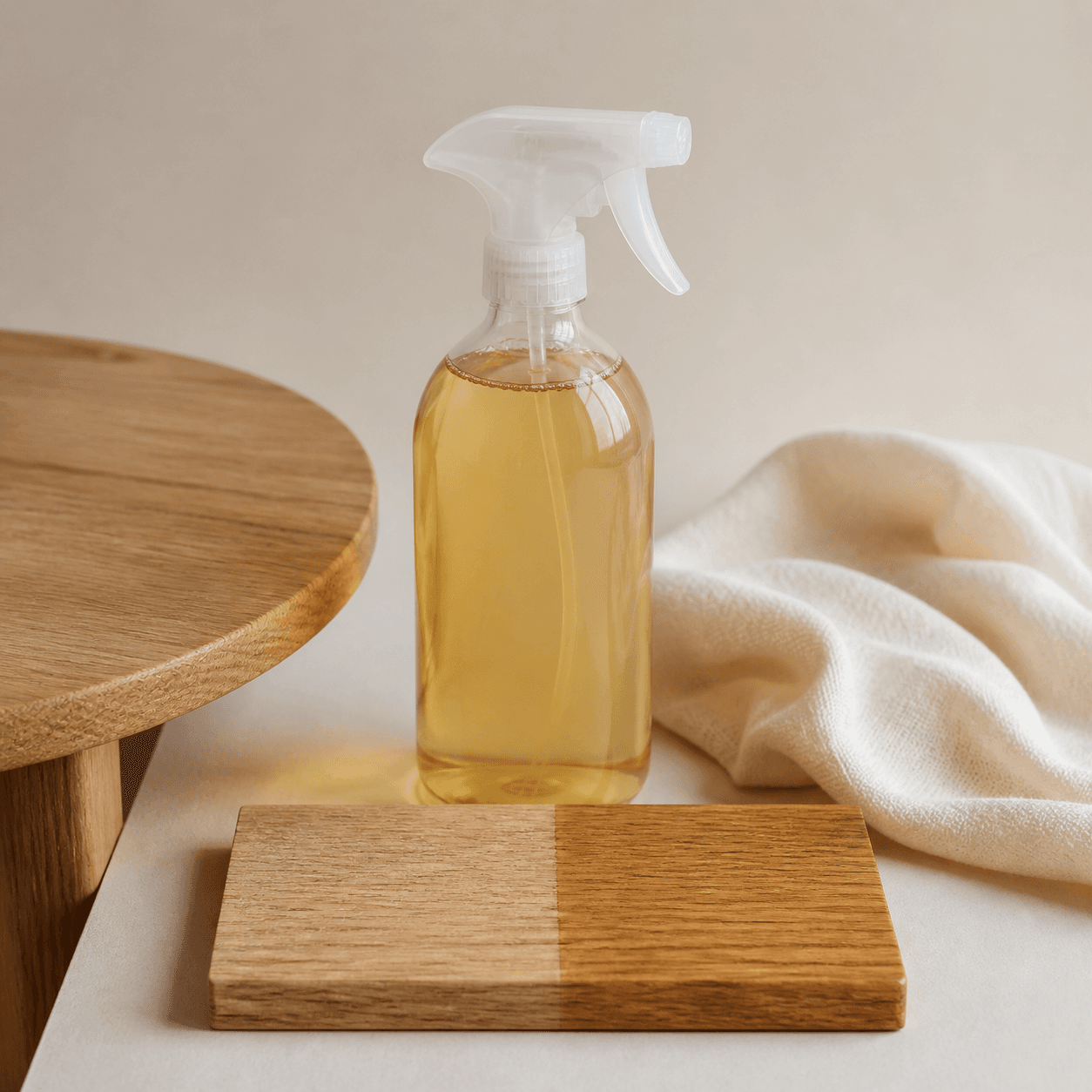 KI-generierte Symbolabbildung für WOCA Naturseife Spray
